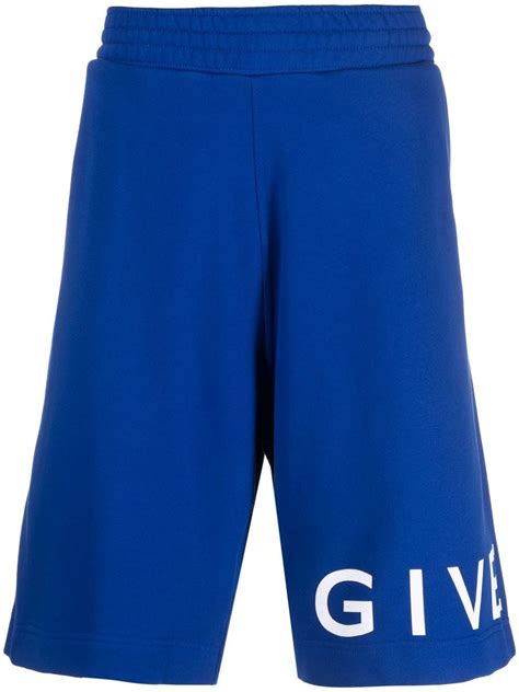 Shop Givenchy Logo Track Shorts 